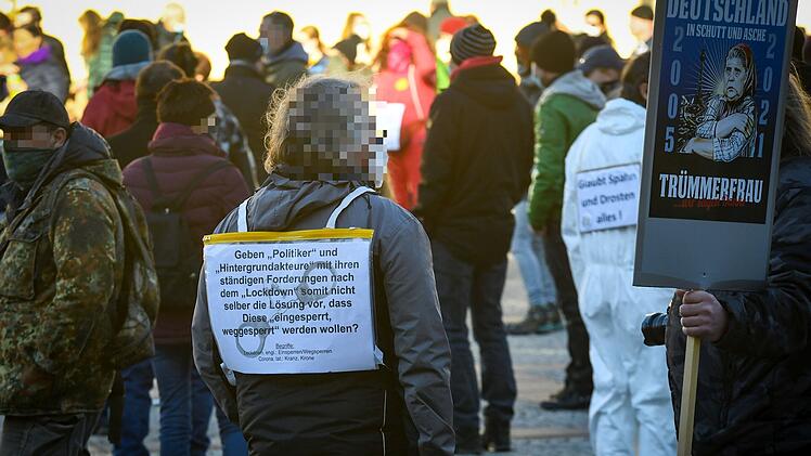 Corona-Demo in Bamberg