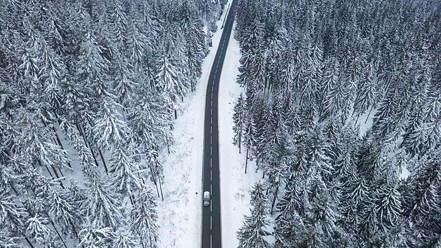 Schnee im Taunus
