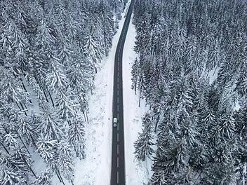 Schnee im Taunus