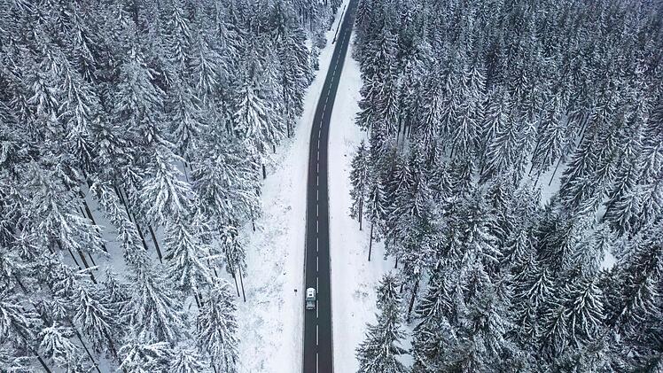 Schnee im Taunus