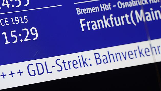 GDL-Streik bei der Bahn