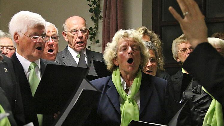 Die Chorgemeinschaft Hammelburg.