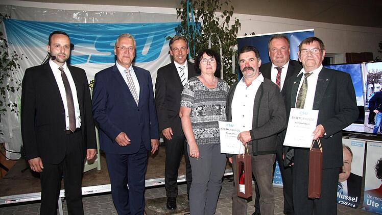 Die Ehrung des OV-Großenseebach mit Werner Schorr und Karl-Josef Wach