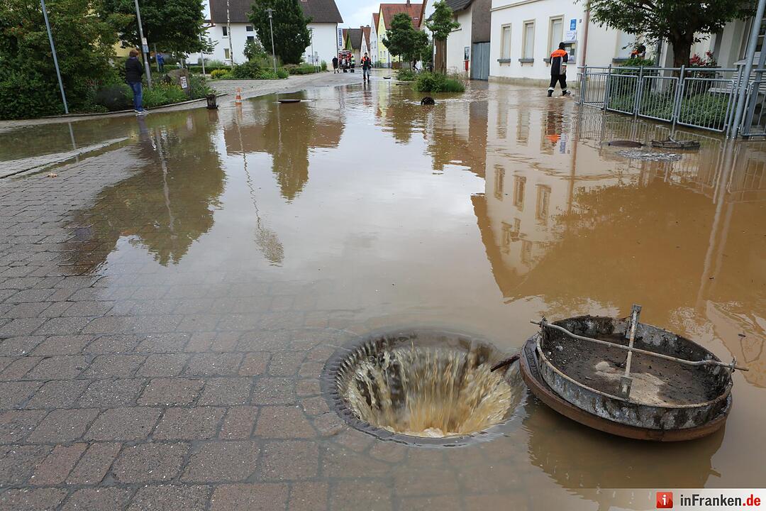 Hochwasser Landkreis Bamberg III - Oberhaid