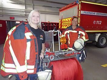 Tanja Lang (l.) und Andrea Modsching  Foto: Carmen Schwind