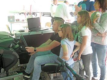 Viele Teilnehmer verzeichnete der Reaktionstest. Foto: Paul Hader