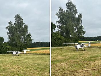 Speichersdorf: Flugzeug landet neben B22 - was war da los?