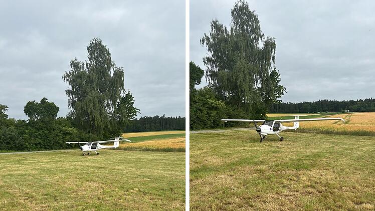 Speichersdorf: Flugzeug landet neben B22 - was war da los?