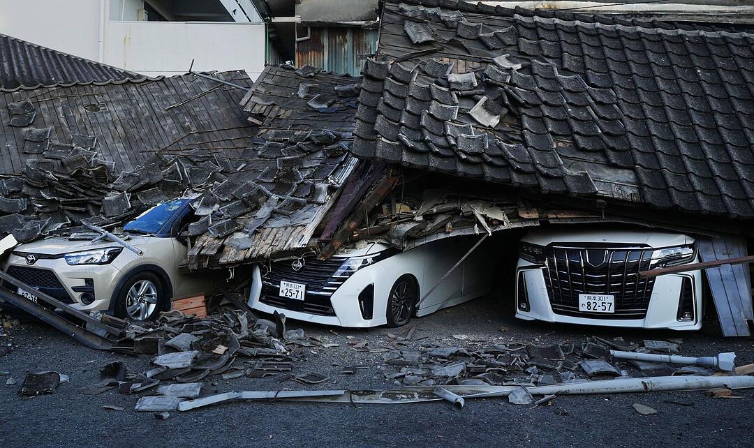 Nach dem schweren Erdbeben in Japan