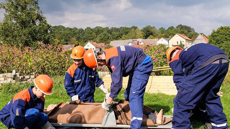 Jugendfeuerwehrtag in Bad Bocklet. Foto: Björn Hein