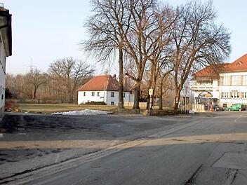 Der Marktplatz soll mit dem Gutmann-Haus (links) soll wieder zu neuem Leben erweckt werden. Foto: Thomas Micheel
