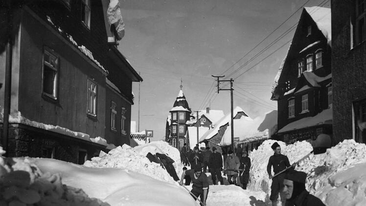 Eine Aufnahme aus Tettau aus dem Jahr 1941. Foto: Privatarchiv Otto Heinlein