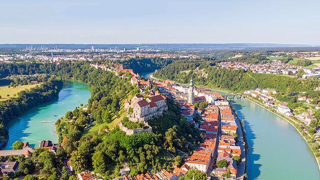 L&auml;ngste Burg der Welt in Burghausen