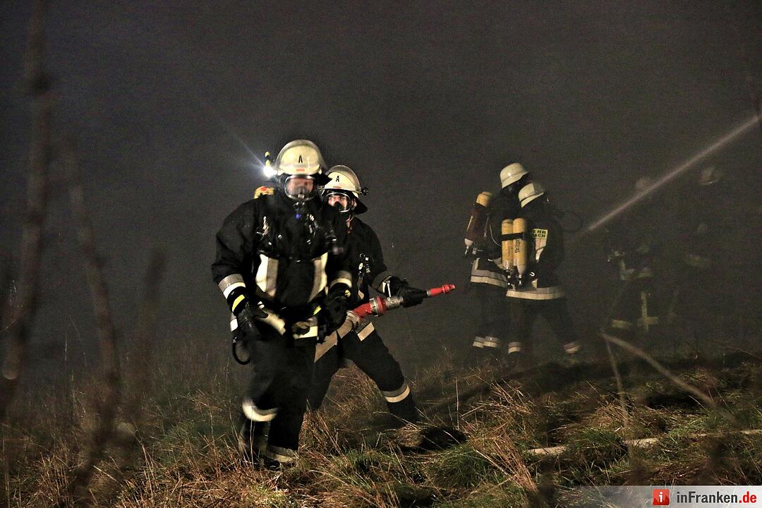 10.02.2016 Scheune brennt bei Burgebrach