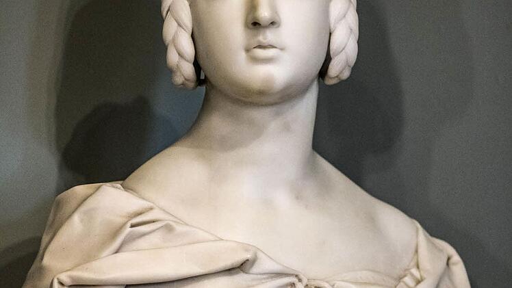 Büste Queen Victoria auf Schloss CallenbergFoto: Jochen Berger