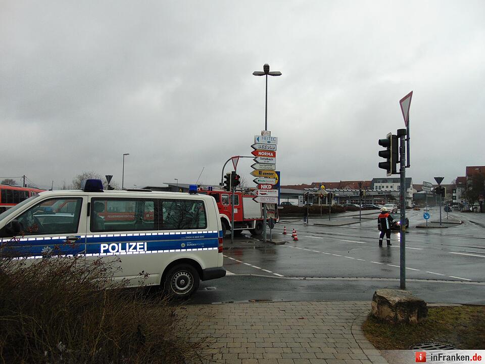 Zug streift Frau in Eschenau
