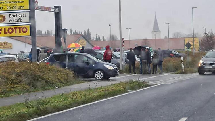 Ansturm auf Impfzentrum in Knetzgau