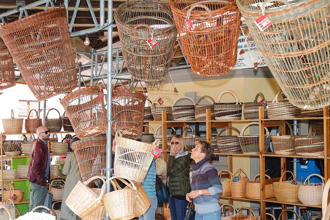 Korbmarkt in Lichtenfels am Samstag
