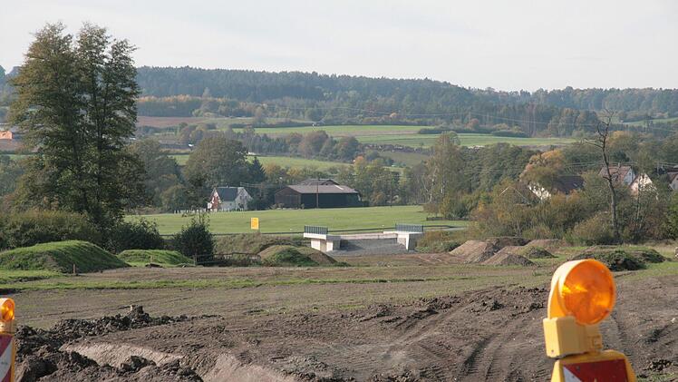 Bau der Umgehung in Stadtsteinach. Foto: Jürgen Gärtner