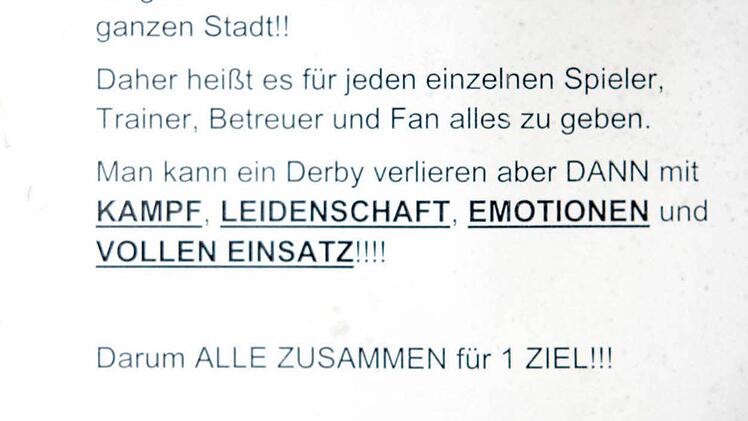 Mit der an der Spielerbank angebrachten "Motivationshilfe" hatten die ESC-Verantwortlichen wohl den richtigen Riecher.