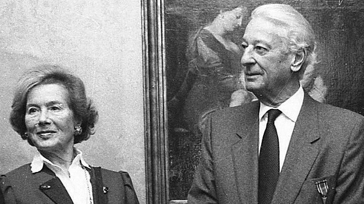 Marina Dehnhardt mit ihrem Mann im Jahr 1989 Foto: Archiv