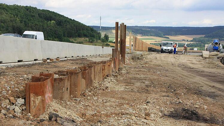 Brückenbau Klöffelsberg an der Autobahn. Foto: Ralf Ruppert