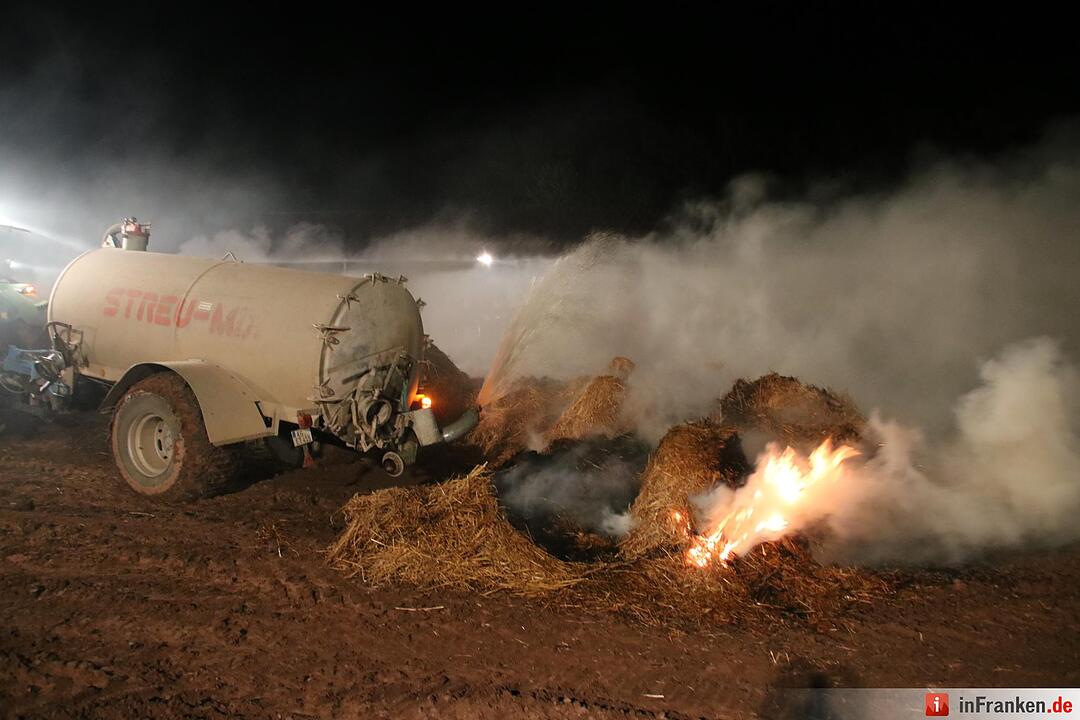 Hoher Schaden bei Stallbrand bei Nüdlingen
