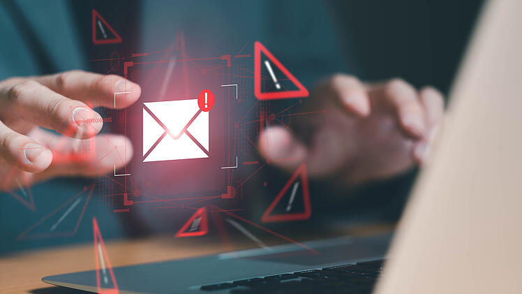 Phishing E-Mail, Warnung