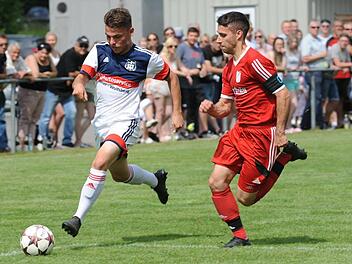 Nico Steinhäußer (re.) und der SV Gößweinstein haben für den Aufstieg in die Kreisliga kein leichtes Los erwischt.