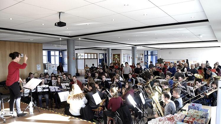 Gesamtprobe in der Carl-Platz-Schule