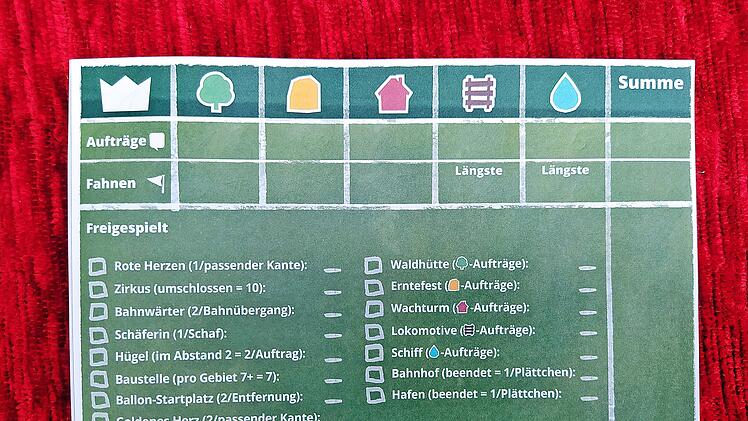 Spiele-Test Dorfromantik - das Brettspiel:  Entspannter Landschaftsbau mit Sogwirkung