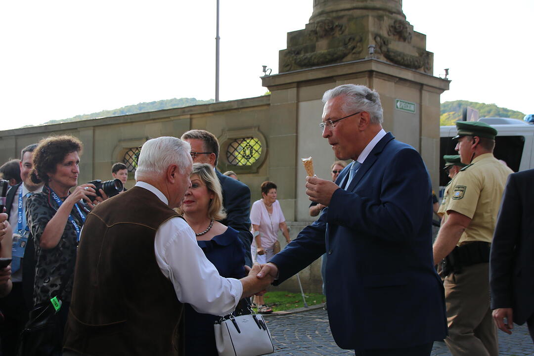 Angela Merkel zu Besuch in Bad Kissingen