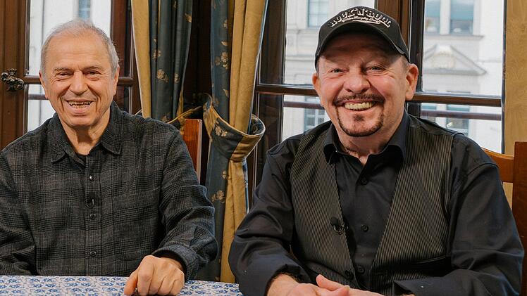 G&uuml;nther Sigl (links) und Barny Murphy wurden mit der Spider Murphy Gang zu gro&szlig;en Stars.