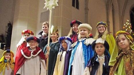 In Kronach waren über 100 Sternsinger unterwegs. Foto: Marco Meißner