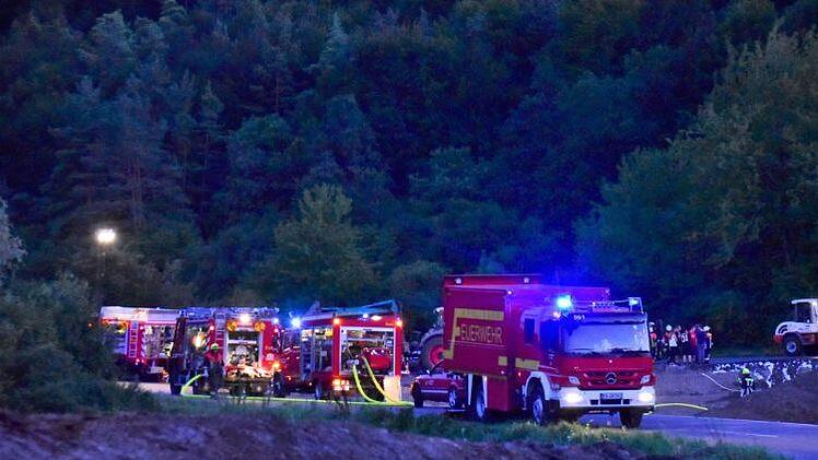 &Uuml;bung der N&uuml;dlinger Feuerwehr in den sogenannten Serpentinen. Mit dabei: Die Wehren aus Haard und Aschach. Steffen H&uuml;mmler