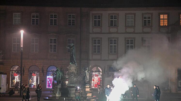 Silvester 2019/2020 in Bamberg. Foto: Ronald Rinklef
