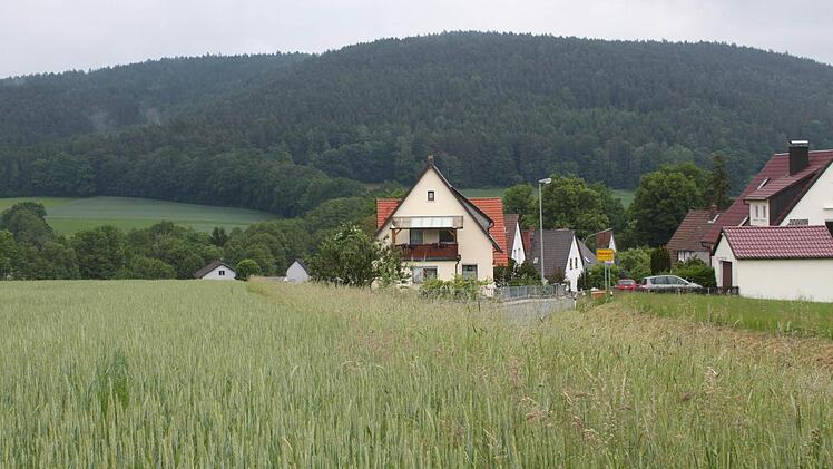 Blick von Westen auf Höferänger; links das geplante Neubaugebiet. Foto: Stephan Tiroch