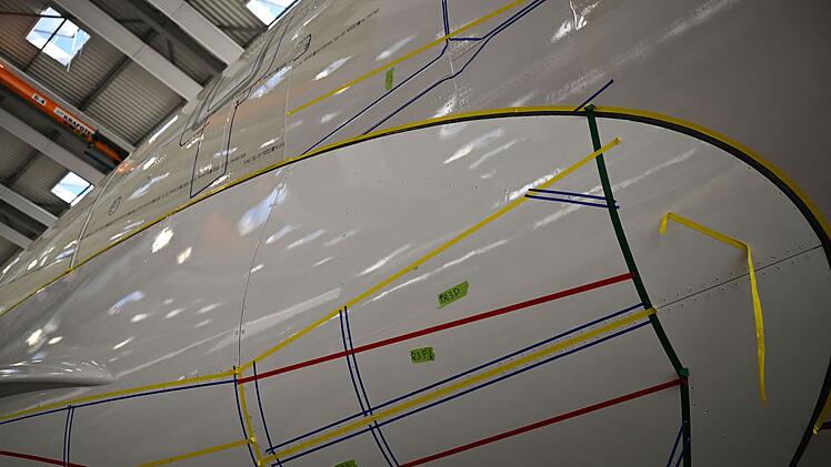 AeroSHARK-Installation an einem Airbus A330
