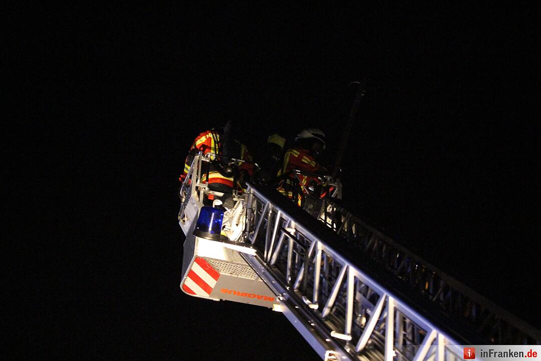 Brand eines Einfamilienhauses in Engelmannsreuth