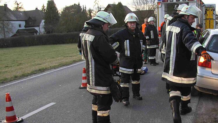 Die Fahrerin wurde an der Unfallstelle versorgt. Das Auto wurde unbeschädigt aus dem Graben gezogen.