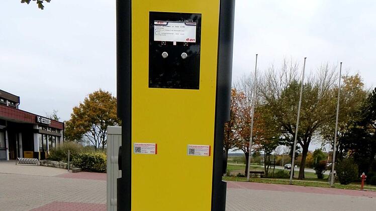 Die Ladesäule am Gemeindezentrum in HeßdorfRichard Sänger