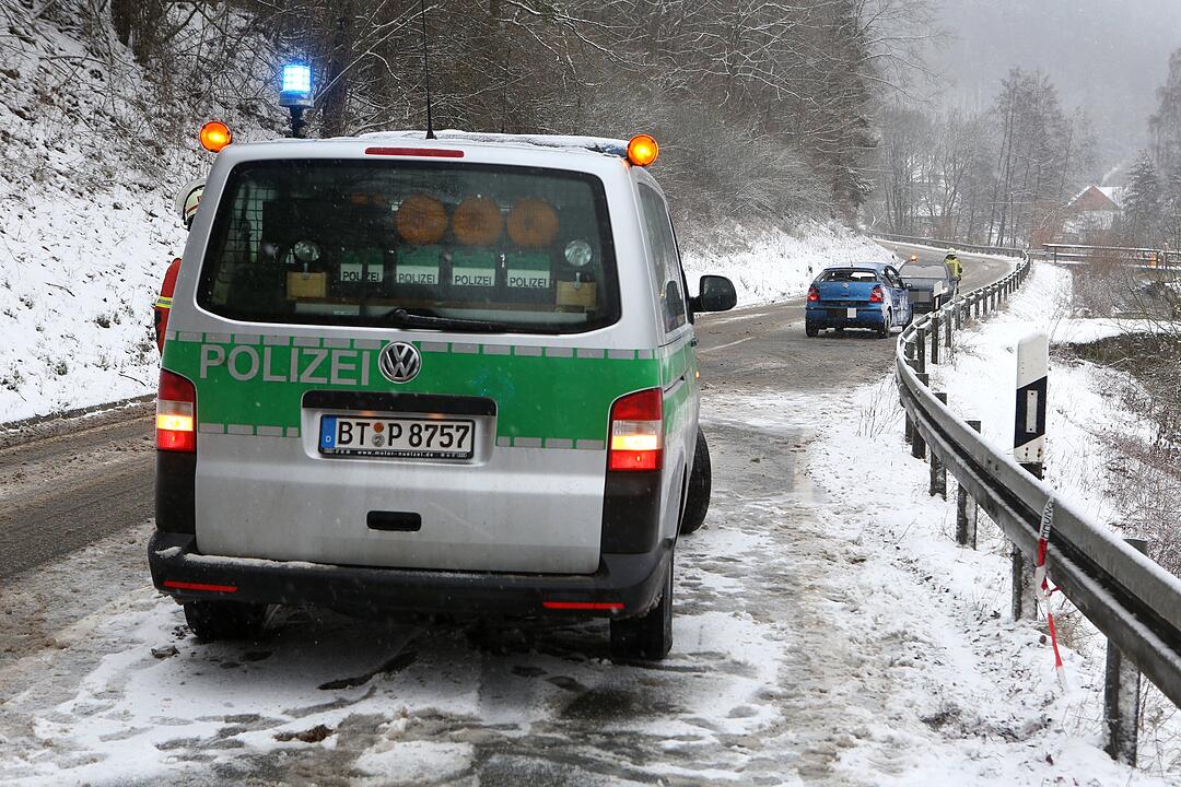 Glätteunfall im Kreis Lichtenfels