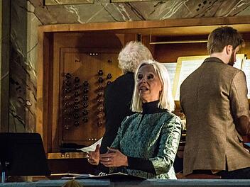 "Lied & Lyrik": Anne Sofie von Otter konzertierte in der Basilika Vierzehnheiligen.Foto: Jochen Berger