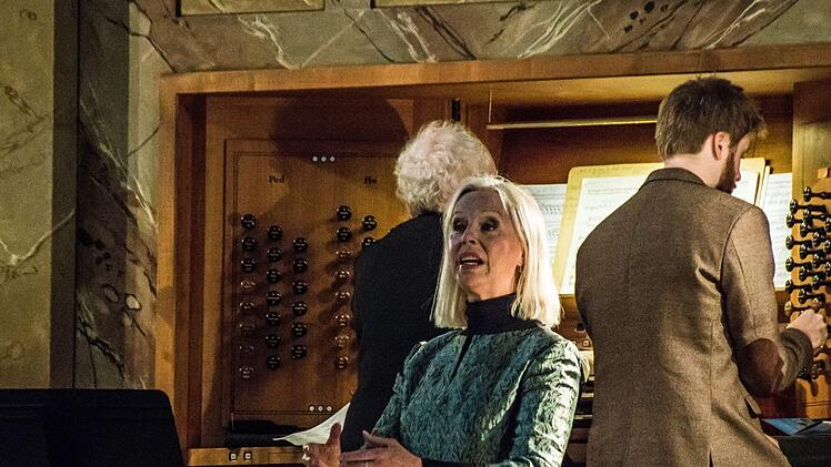 "Lied & Lyrik": Anne Sofie von Otter konzertierte in der Basilika Vierzehnheiligen.Foto: Jochen Berger