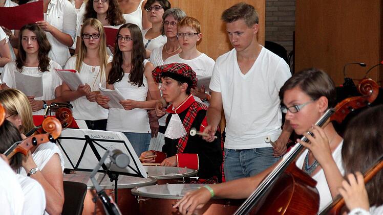 Sommerkonzert des Gymnasiums in Höchstadt Foto: Johanna Blum