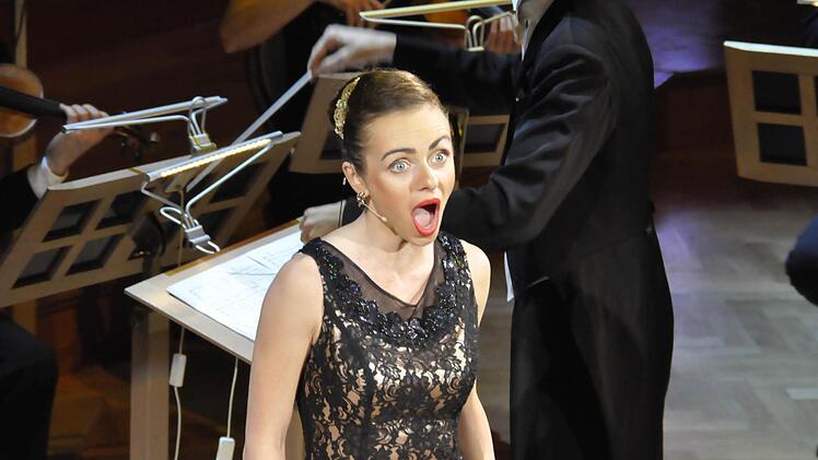 Margaryta Lewchuk ist eine hervorragende lyrische Koloratursopranistin, die mit der Adele aus der Fledermaus begeisterte. Foto: Klopf