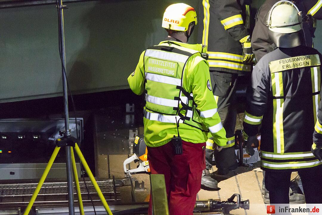 Schiffsunglück bei Erlangen: Zwei Menschen sterben