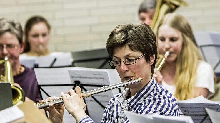 Impressionen von der Probenarbeit der Blaskapelle MeederFoto: Jochen Berger