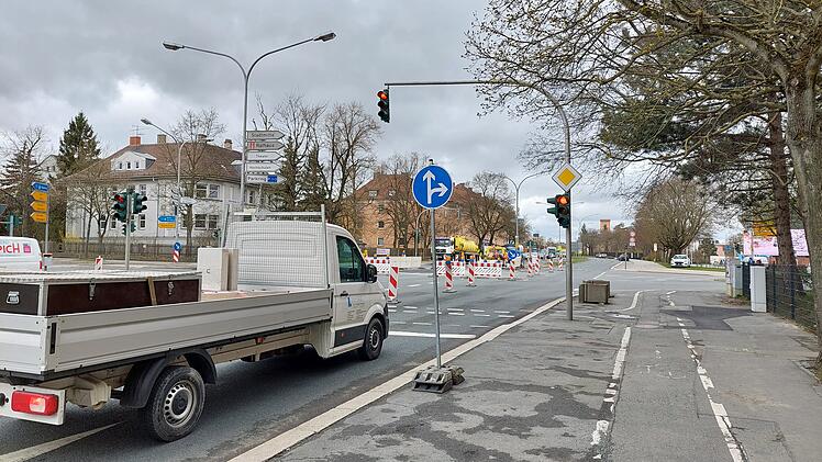 Hof: Nach Wasserrohrbruch und anschlie&szlig;ender Sanierung - Bauarbeiten "fr&uuml;her als erwartet" beendet