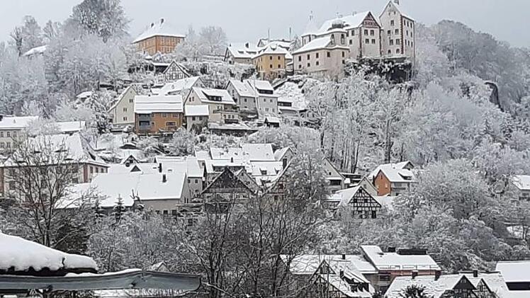Das winterliche Egloffstein Foto: privat